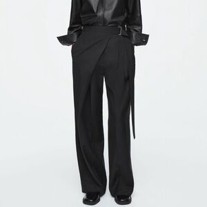 COS Black Wrap Pants